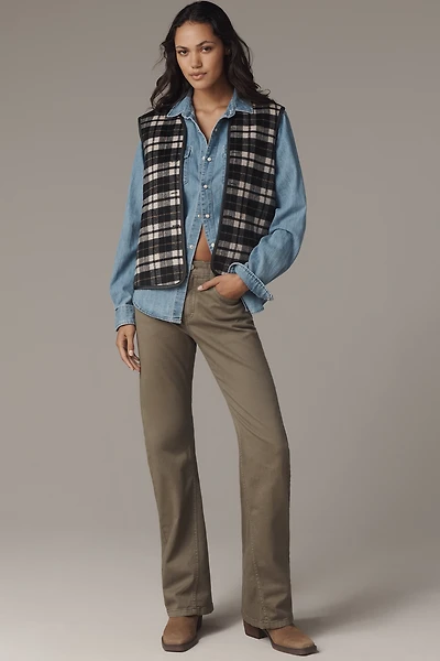 Pilcro Essential Mid-Rise Flare Pants