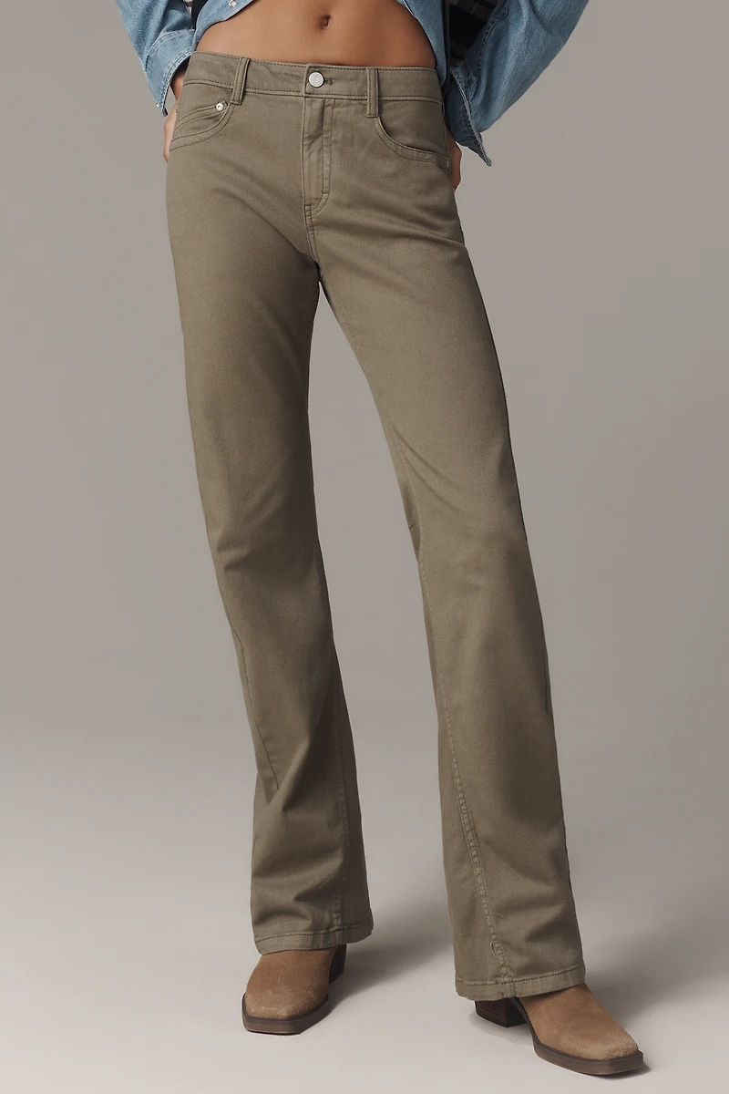 Pilcro Essential Mid-Rise Flare Pants