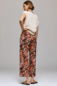 Colette Crop Printed Ponte Pants by Maeve