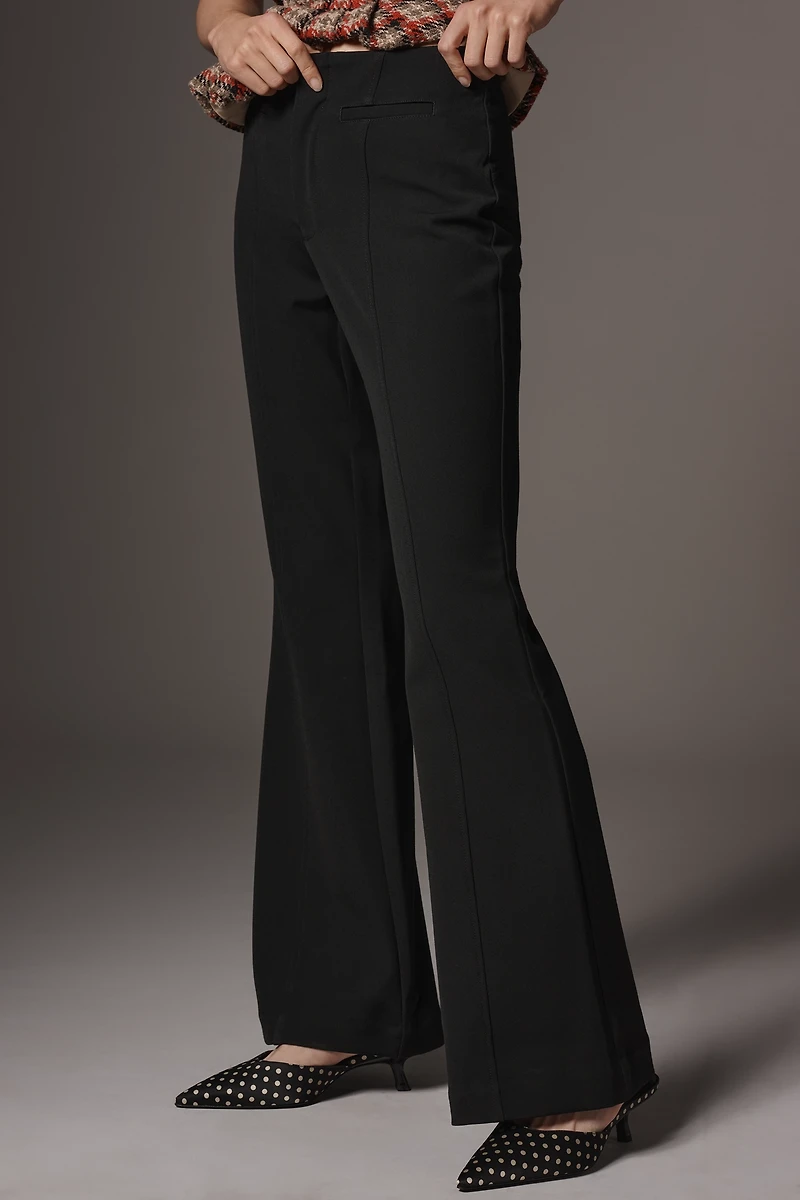 Maeve Off Duty Mid-Rise Flare Pants