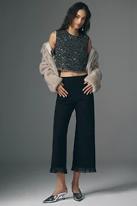 The Colette Tulle Ruffle Crop Party Pants by Maeve