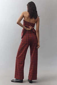 The Colette Full-Length Tartan Plaid Pants by Maeve