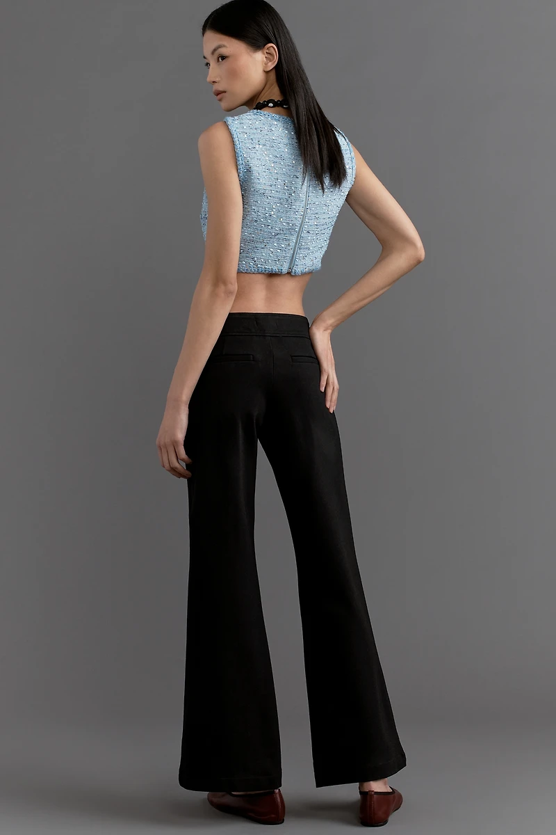 Maeve Retro Ponte Flare Pants