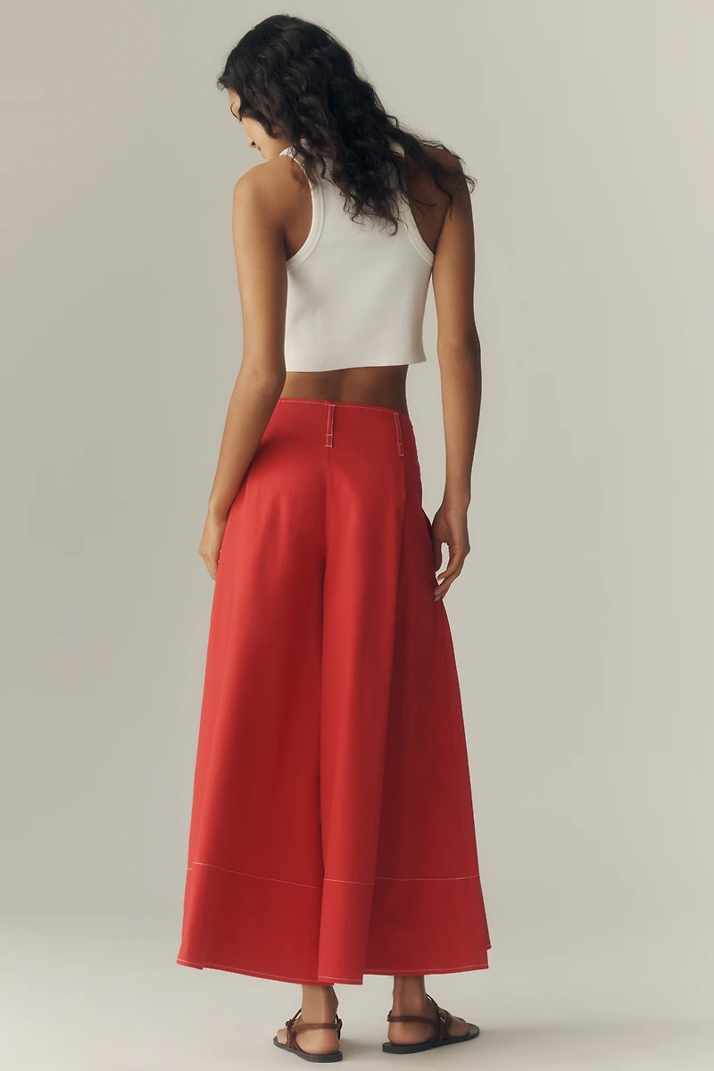 Maeve 50s Umbrella Culotte Pants