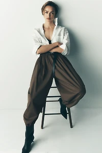 By Anthropologie Barrel Trouser Pants