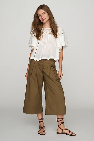 Maeve Reworked Culotte Trousers