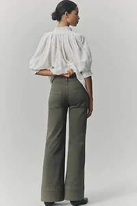 The Rylan Relaxed High-Rise Flare Pants by Pilcro