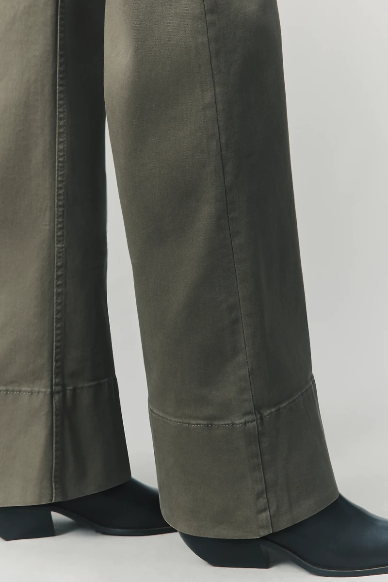 The Rylan Relaxed High-Rise Flare Pants by Pilcro