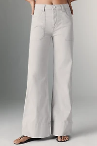 The Rylan Relaxed High-Rise Flare Pants by Pilcro