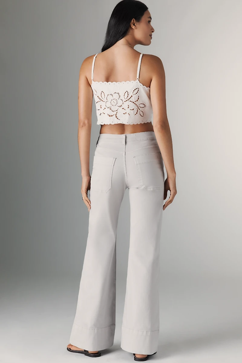 The Rylan Relaxed High-Rise Flare Pants by Pilcro