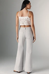 The Rylan Relaxed High-Rise Flare Pants by Pilcro