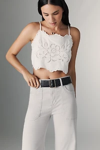 The Rylan Relaxed High-Rise Flare Pants by Pilcro