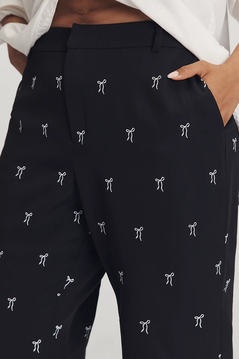 Eloquiin Plus Bow Bootcut Jumpsuit