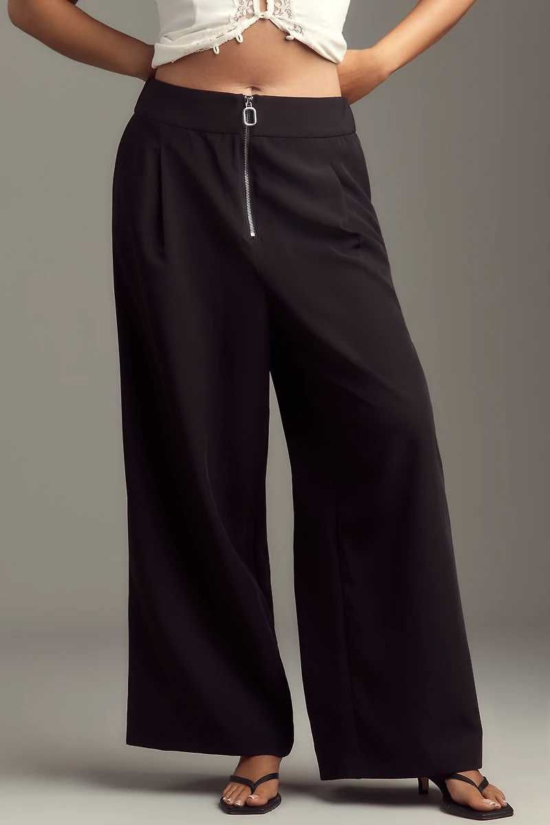 Eloquii Plus Ultra High-Rise Wide-Leg Pants