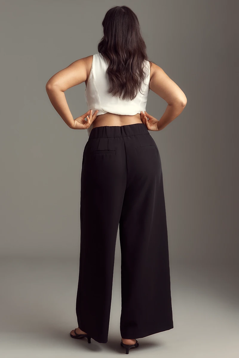 Eloquii Plus Ultra High-Rise Wide-Leg Pants