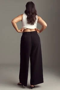Eloquii Plus Ultra High-Rise Wide-Leg Pants