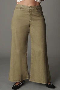 Pilcro Crop Wide-Leg Pants