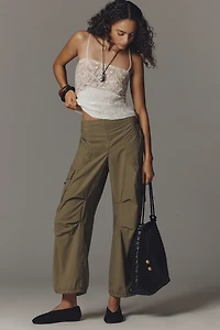 By Anthropologie Utility Parachute Pants