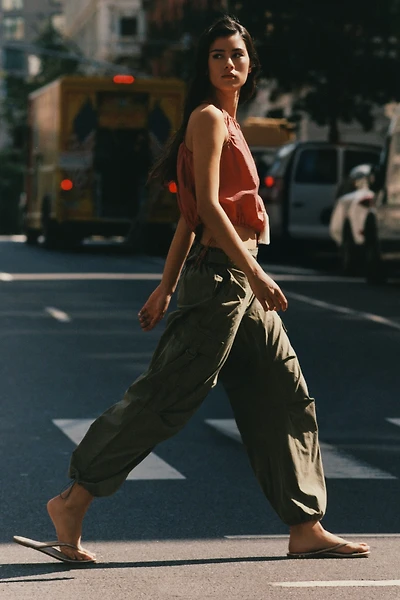 By Anthropologie Utility Parachute Pants
