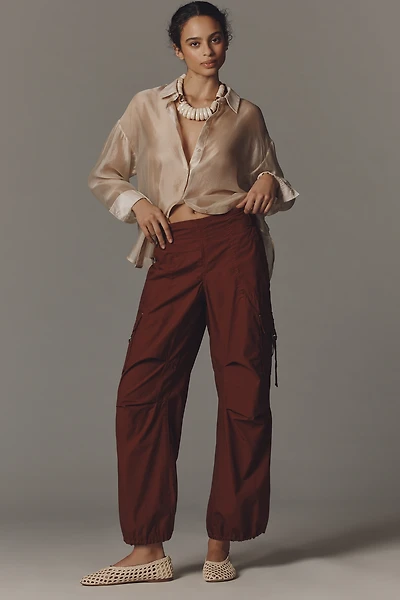 By Anthropologie Utility Parachute Pants