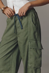 Pilcro Linen Cotton Jogger Pants