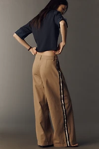 Maeve Pleated Track Trousers