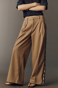Maeve Pleated Track Trousers