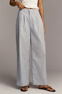 Maeve Provence Relaxed Pleated Pants