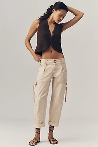 Pilcro Crop Cargo Pants