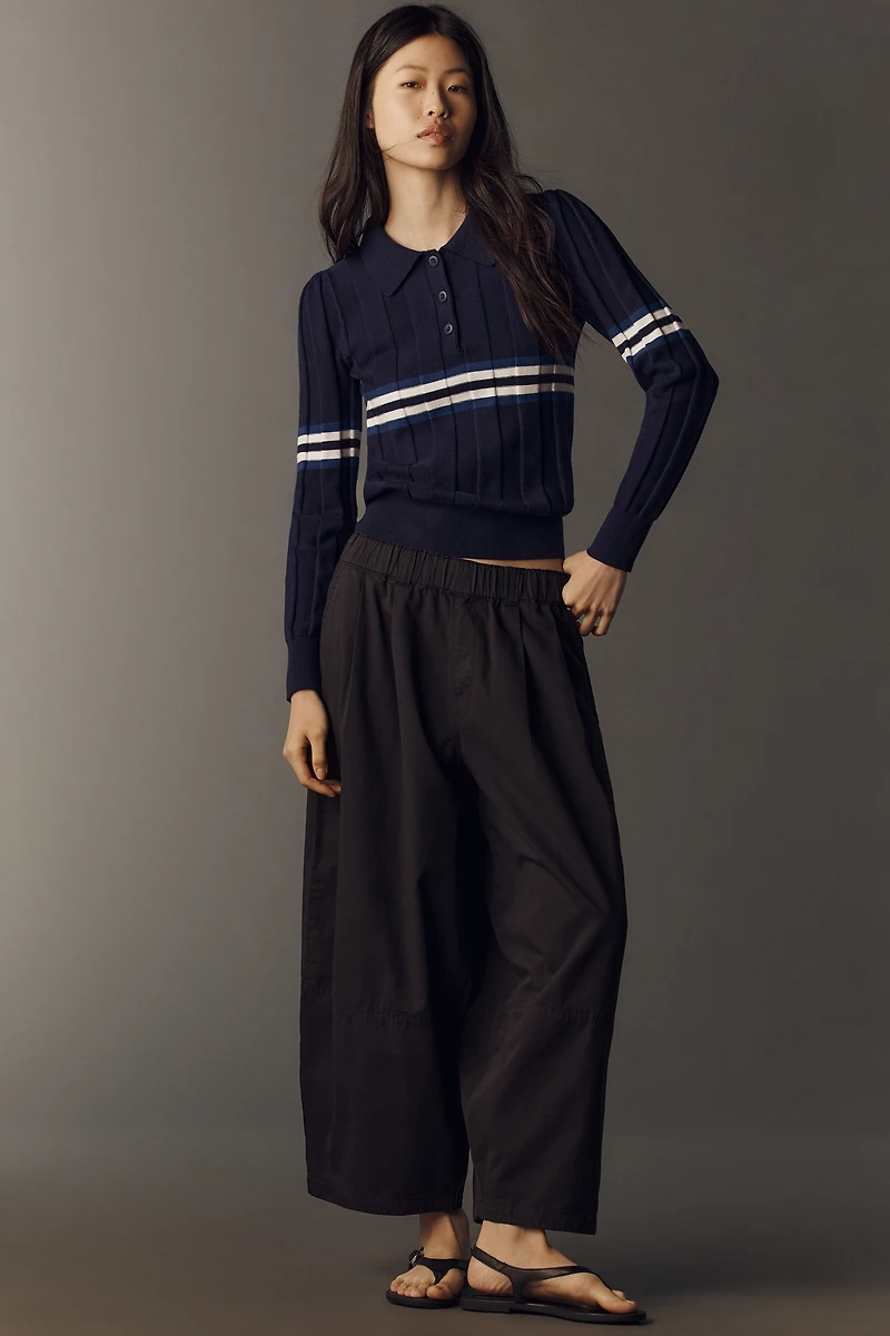 Maeve Cotton Linen Balloon Trousers