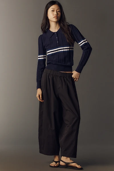 Maeve Cotton Linen Balloon Trousers