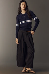 Maeve Cotton Linen Balloon Trousers