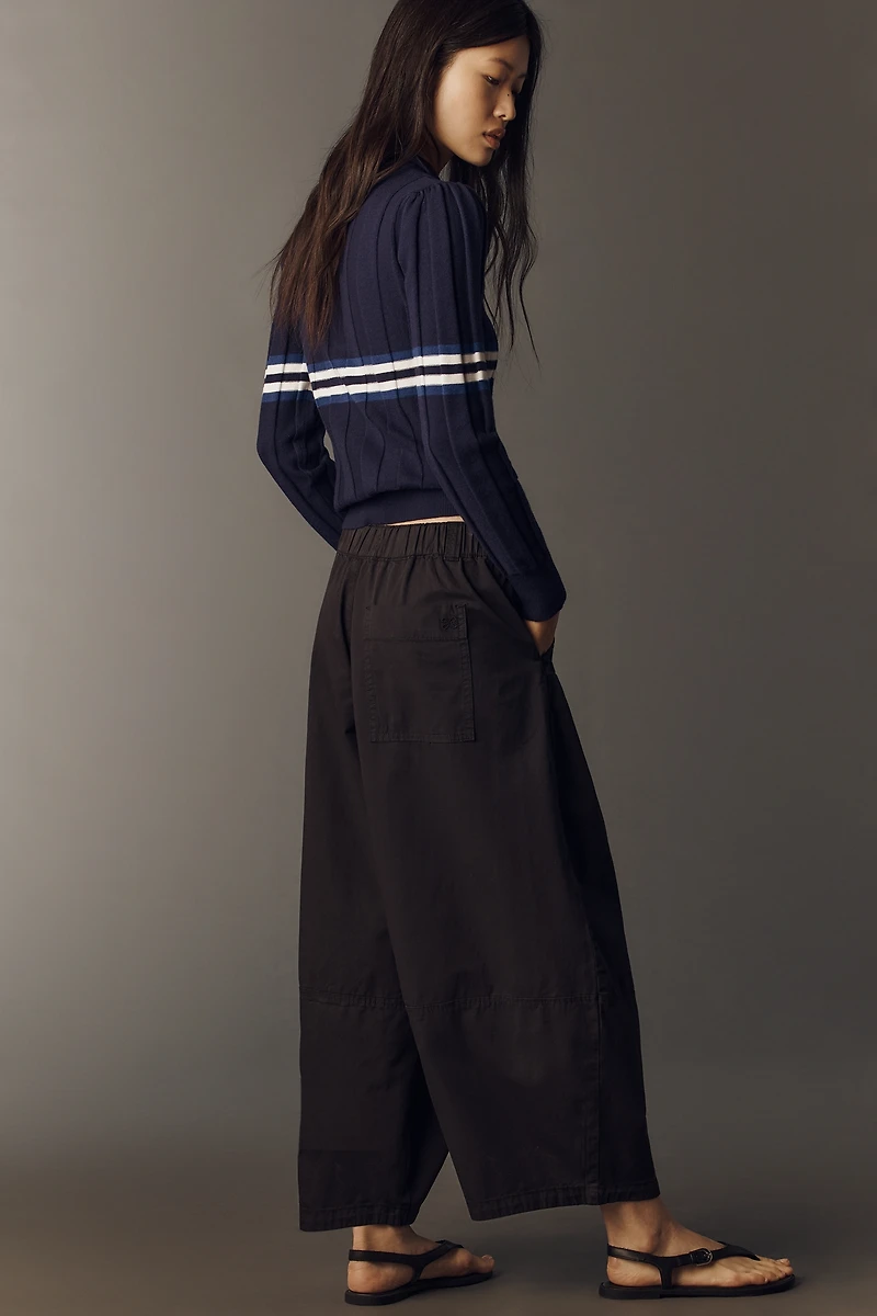 Maeve Cotton Linen Balloon Trousers