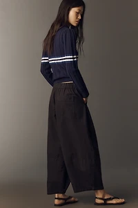 Maeve Cotton Linen Balloon Trousers
