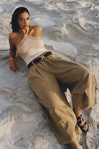 Maeve Cotton Linen Balloon Trousers