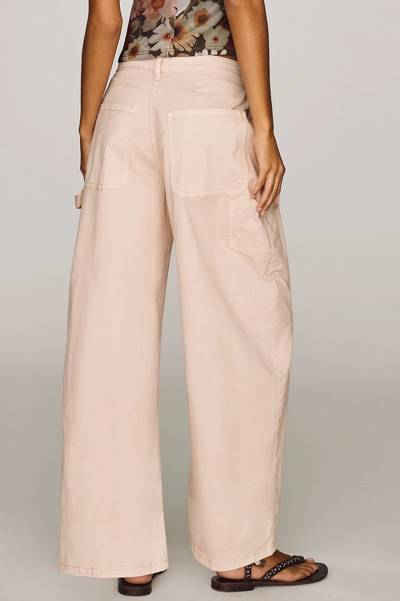 Pilcro Kayden Full Length Utility Barrel Pants