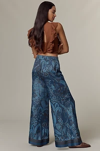 Farm Rio x Anthropologie Wide-Leg Printed Pants
