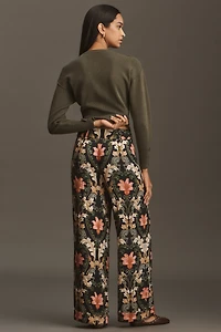 Farm Rio x Anthropologie Floral Trouser Pants