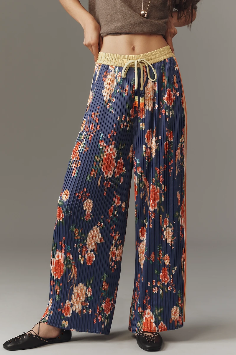 Farm Rio x Anthropologie Floral Track Pants