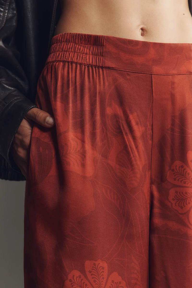 Farm Rio x Anthropologie Printed Wide-Leg Pants