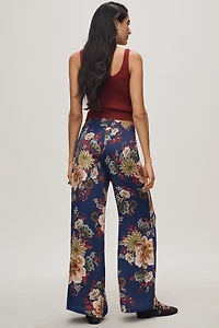 Farm Rio x Anthropologie Floral Wide Leg Pants