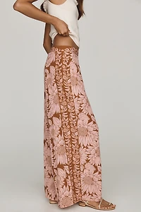Farm Rio Floral Printed Wide-Leg Pants