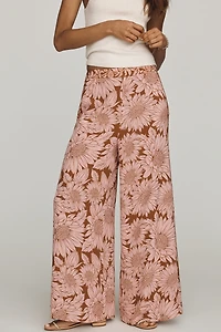 Farm Rio Floral Printed Wide-Leg Pants