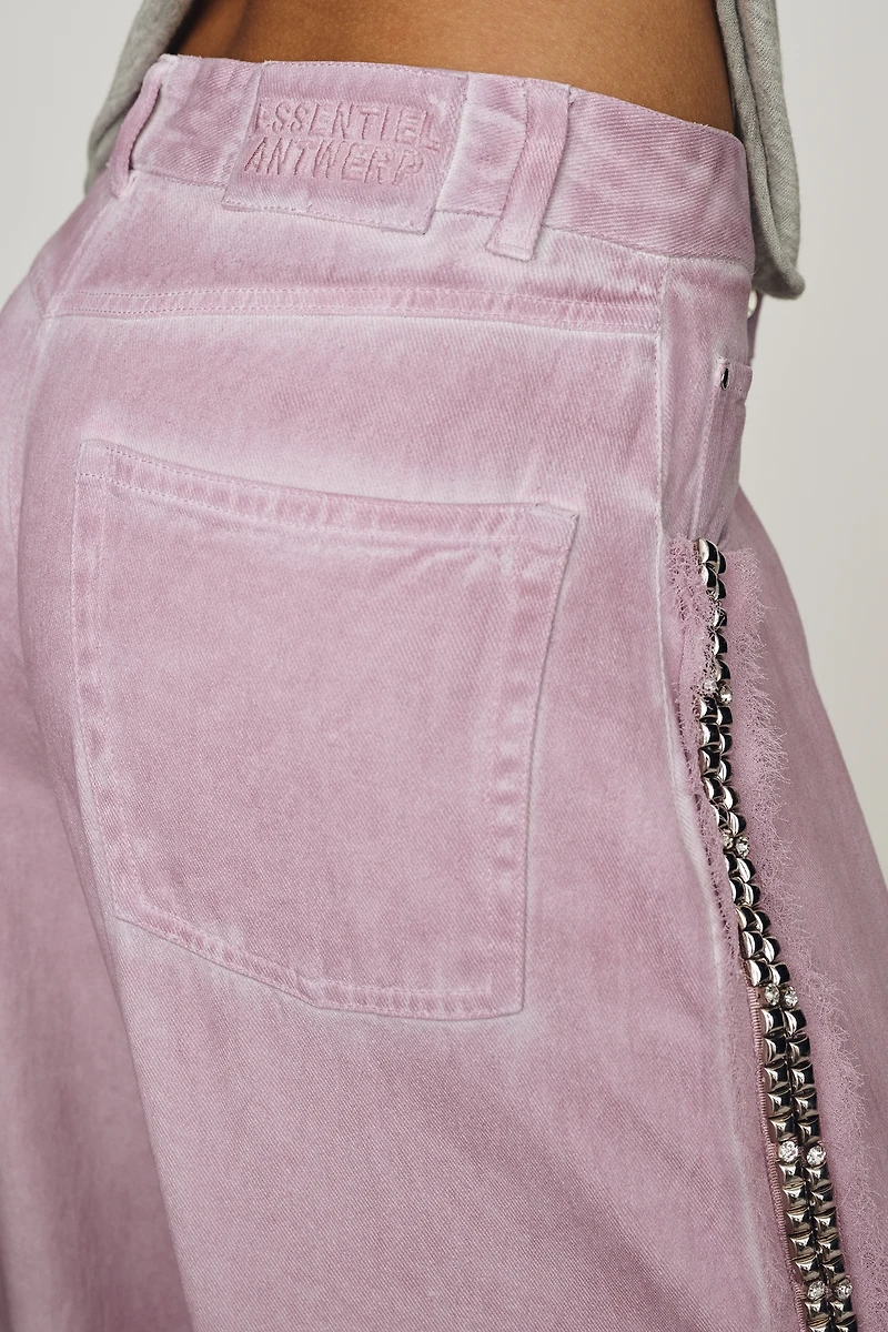 Essentiel Antwerp Jeeper 100% Cotton Wide-Leg Pants