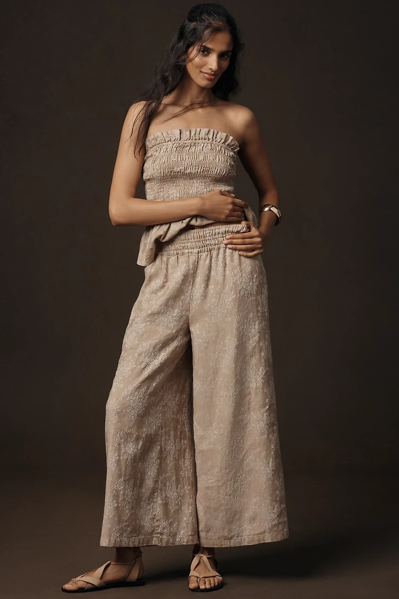 The Somerset Jacquard Pull-On Pants