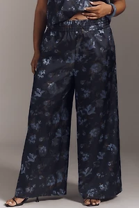 The Somerset Jacquard Full-Length Pull-On Pants