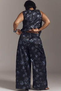 The Somerset Jacquard Full-Length Pull-On Pants