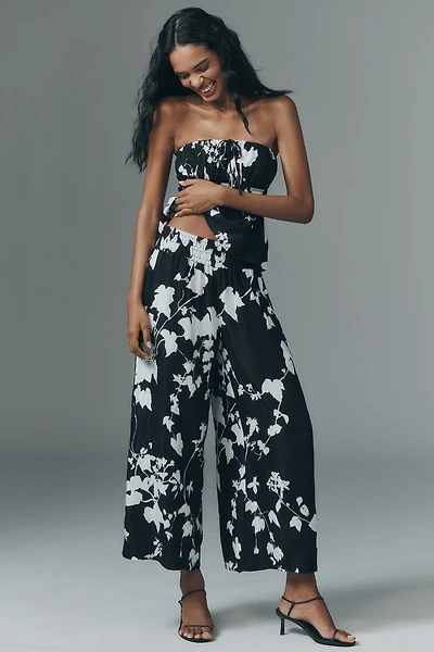The Somerset Silky Floral Pants