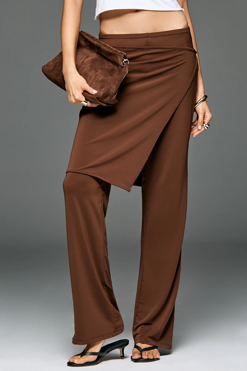 By Anthropologie Wrap Skirt Pants
