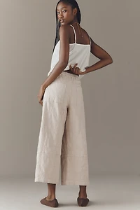 The Izzie Relaxed Pull-On Barrel Pants by Pilcro: Jacquard Edition